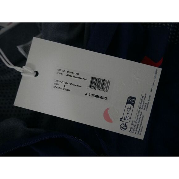 J.Lindeberg USA Women's Alizee Seamless Polo Shirt S - Picture 7 of 8